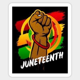 Juneteenth 19th Black African American Proud 1865 Freedom Sticker